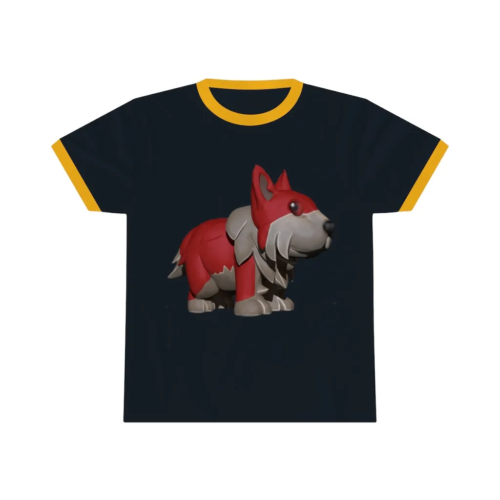 Red Dog Unisex Ringer Tee