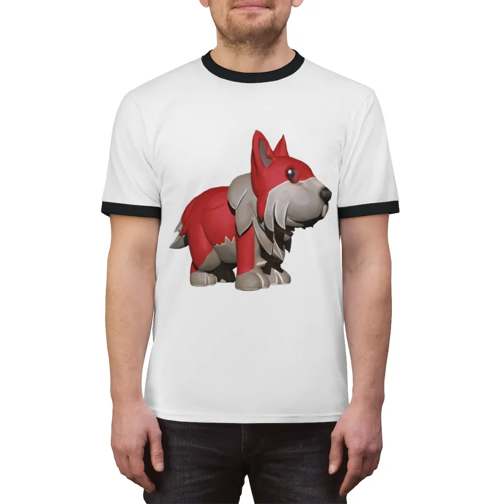 Red Dog Unisex Ringer Tee