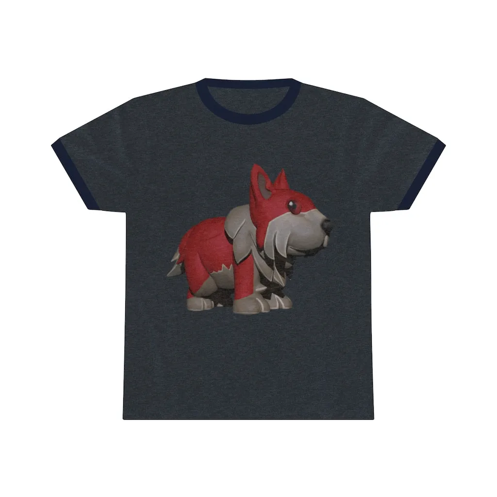 Red Dog Unisex Ringer Tee