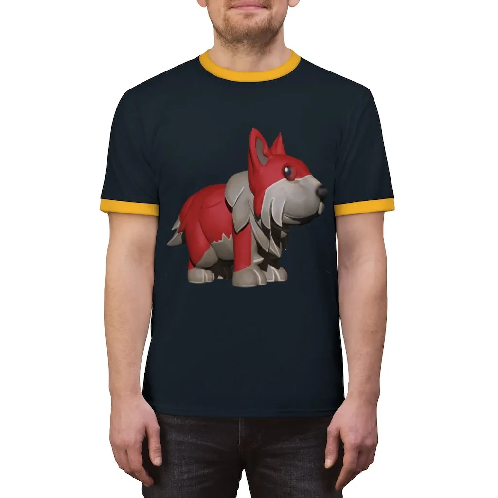 Red Dog Unisex Ringer Tee