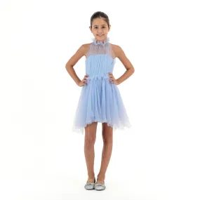 Soft Sapphire Girl's Tulle Dress