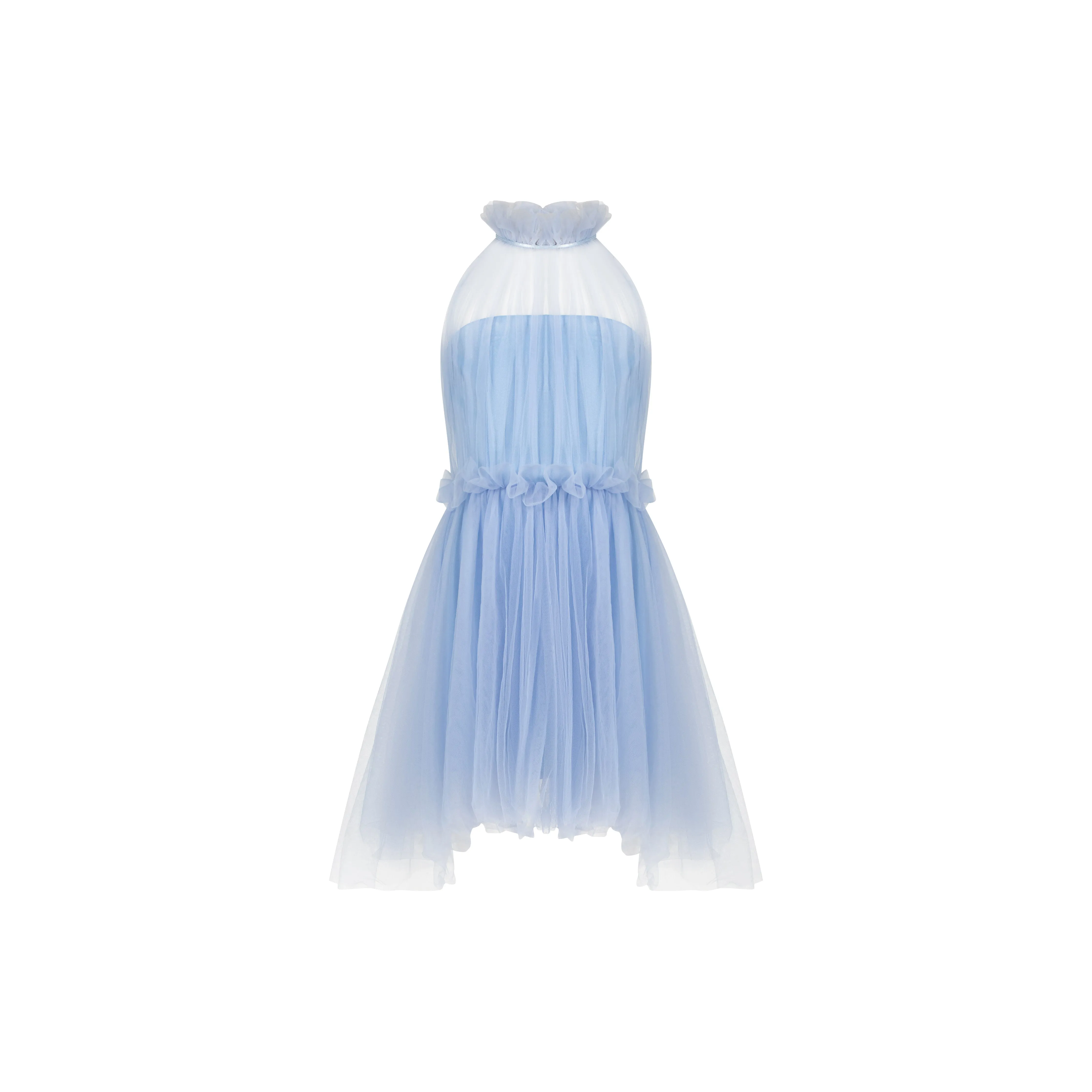 Soft Sapphire Girl's Tulle Dress