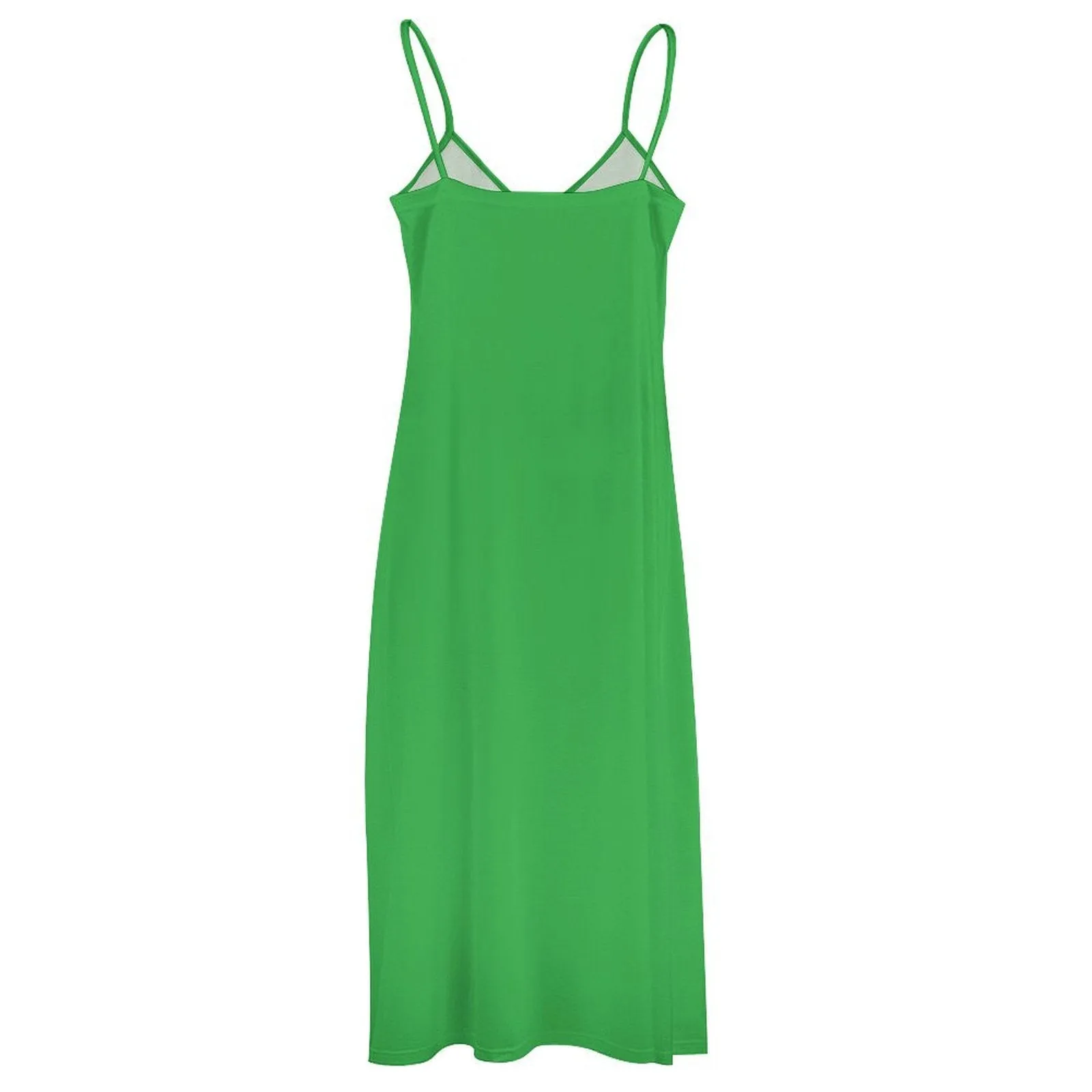 Spaghetti Strap Ankle-Length Dress Long dress Chateau Green