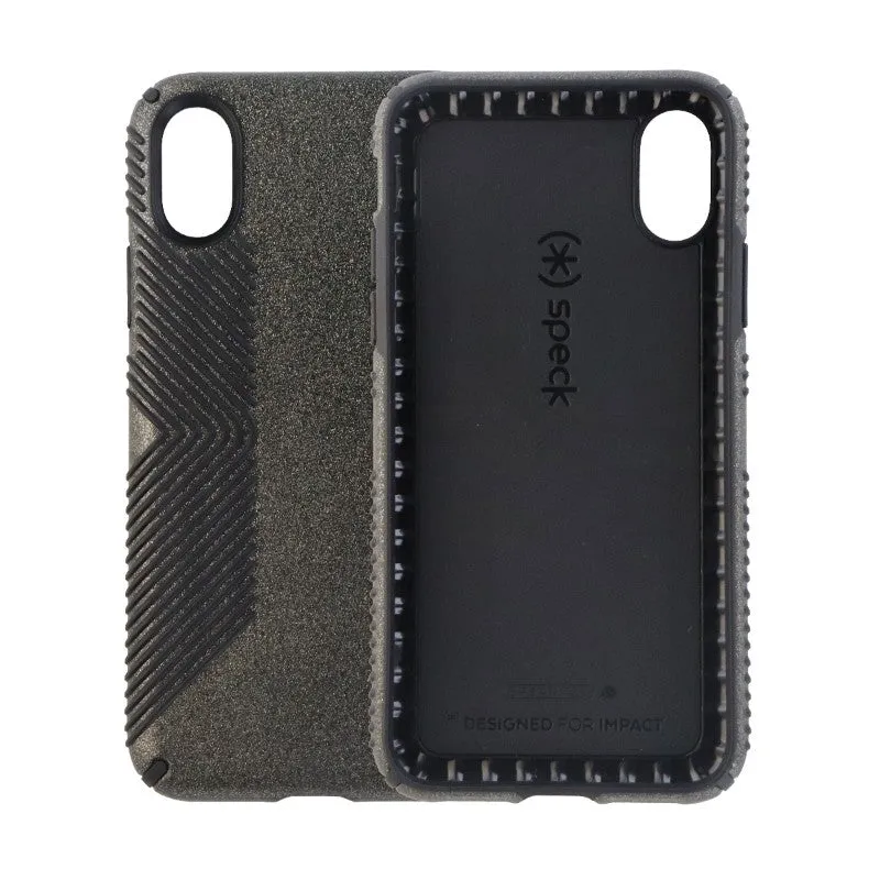 Speck Presidio Grip Glitter Series Case for Apple iPhone Xs/X - Black/Glitter