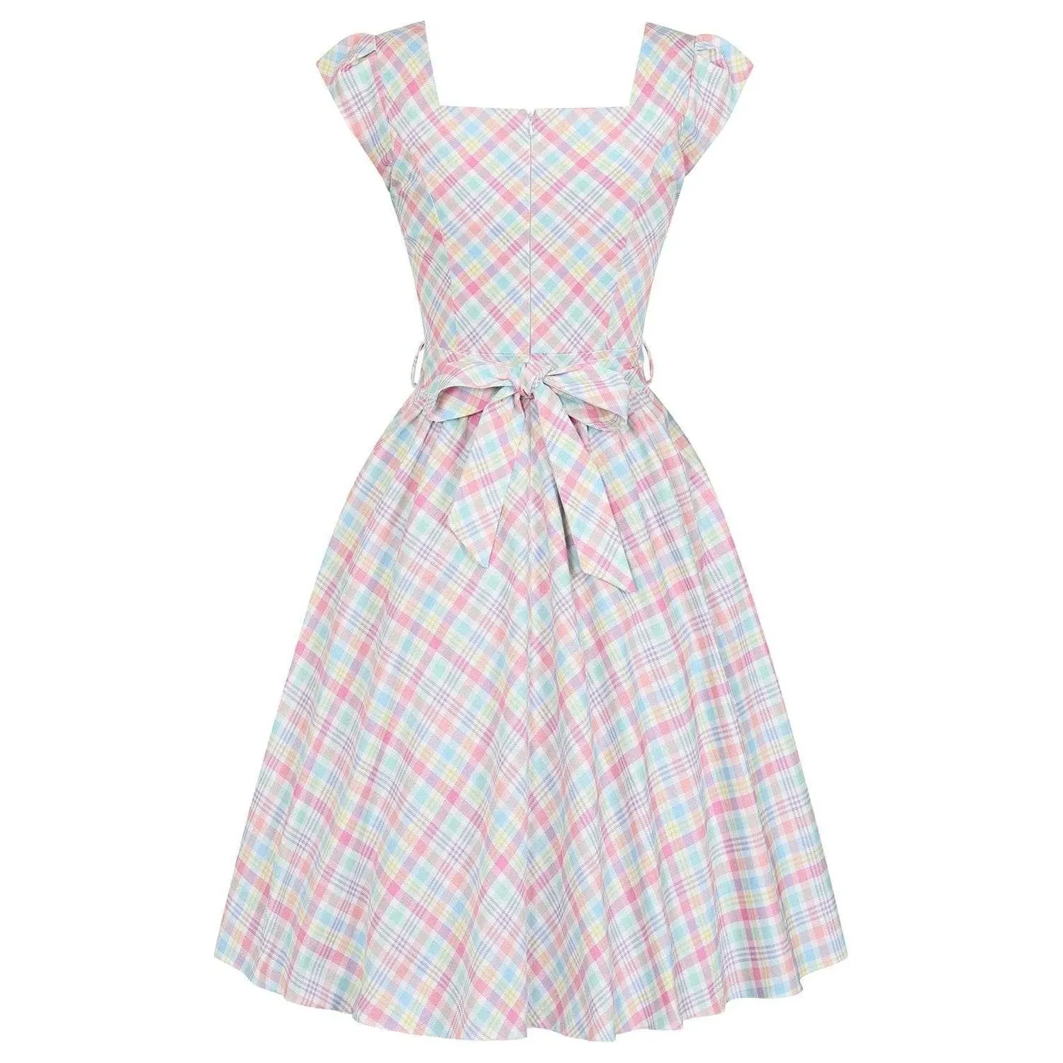 Swing Dress - Pastel Gingham