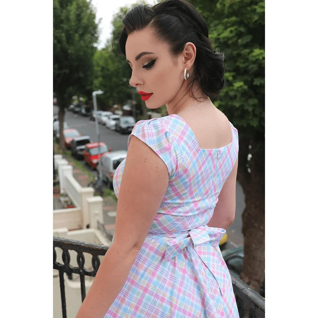 Swing Dress - Pastel Gingham