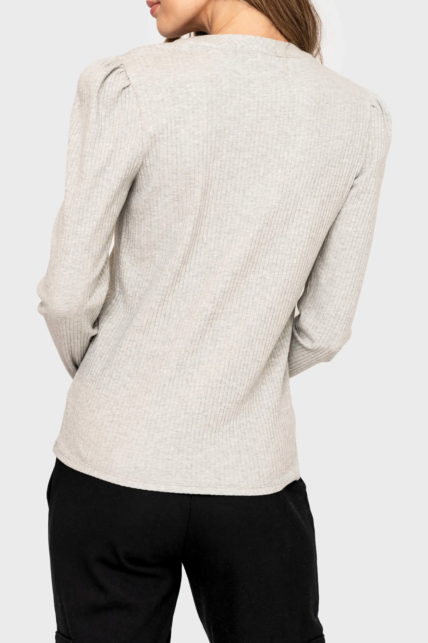 The Amelia Ribbed Henley