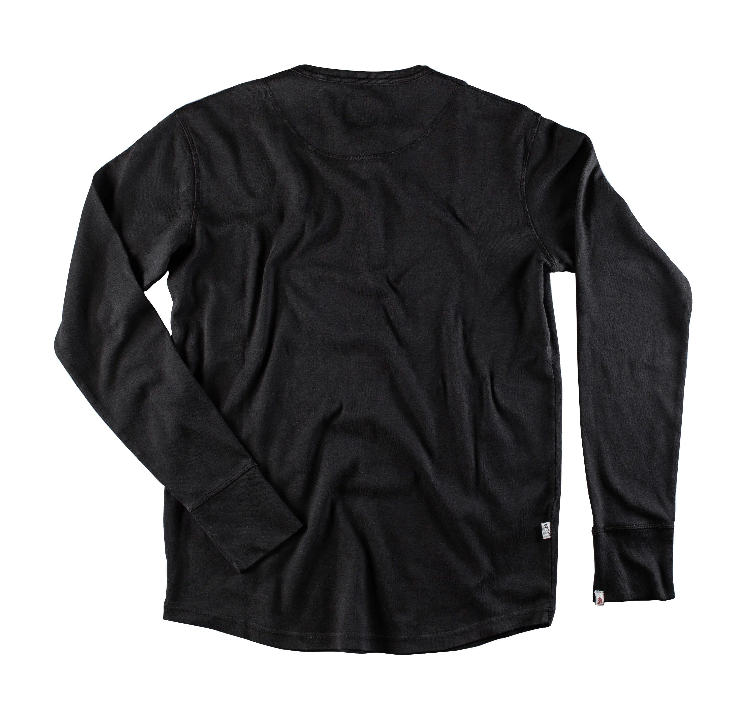 The New Elder Henley Shirt Black