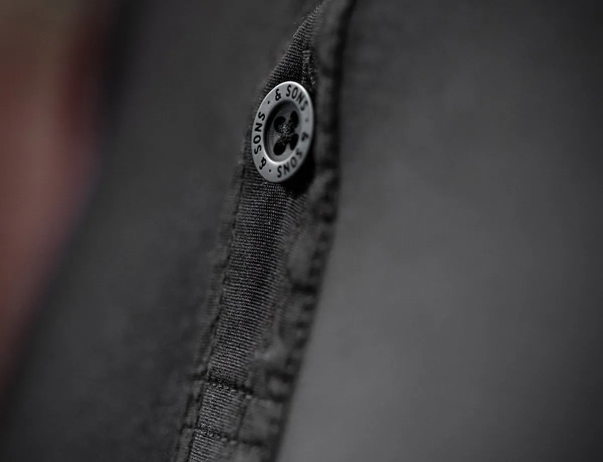 The New Elder Henley Shirt Black