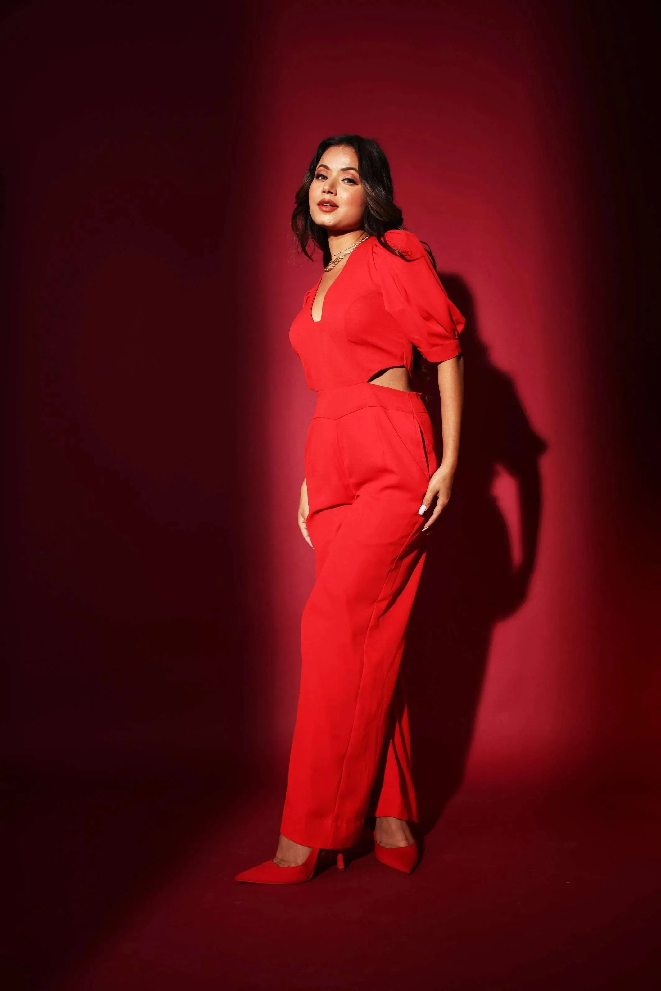 The perfect red party Jumpsuit