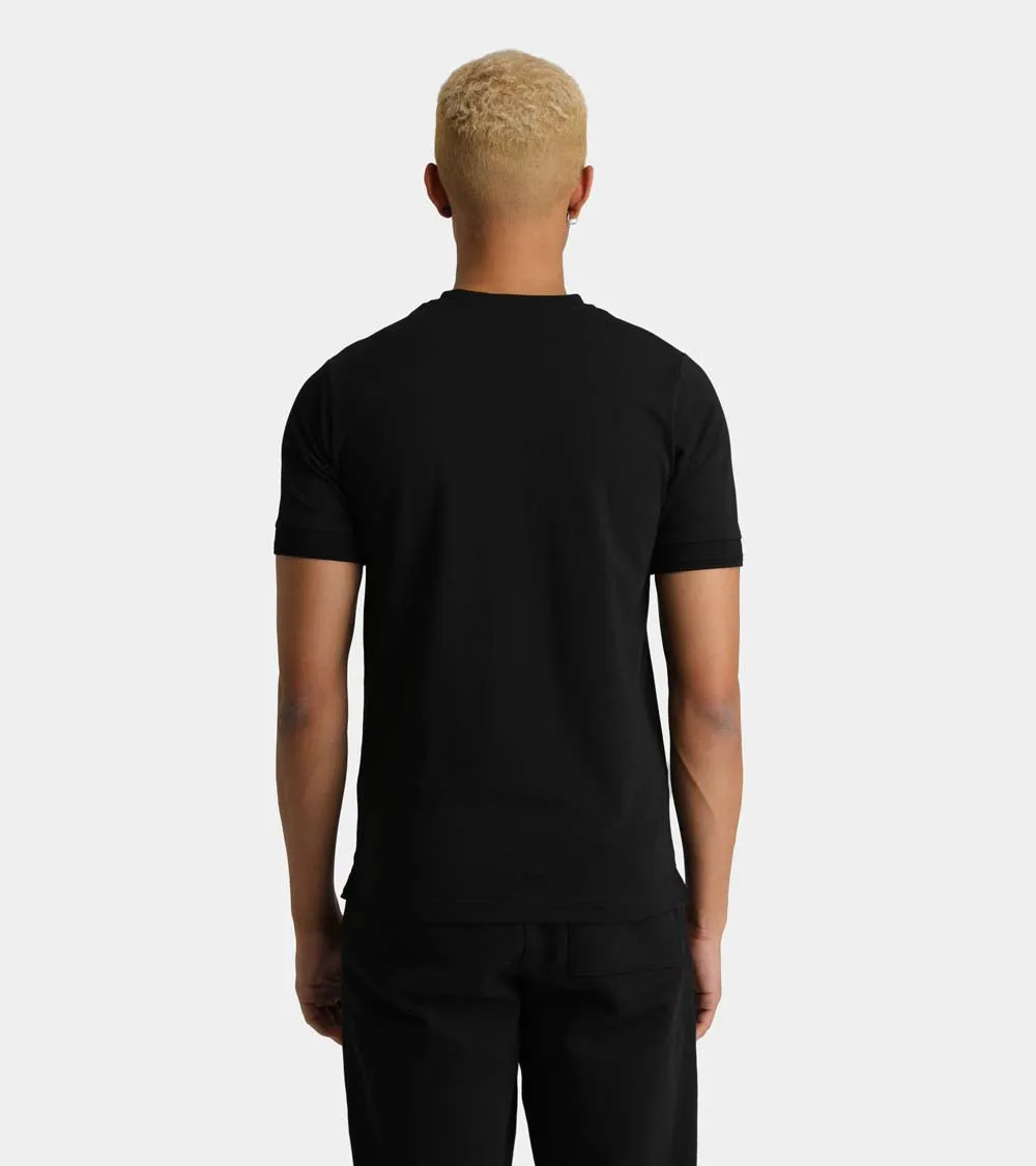 Toggle Pocket T-Shirt | Black AHTA231-07