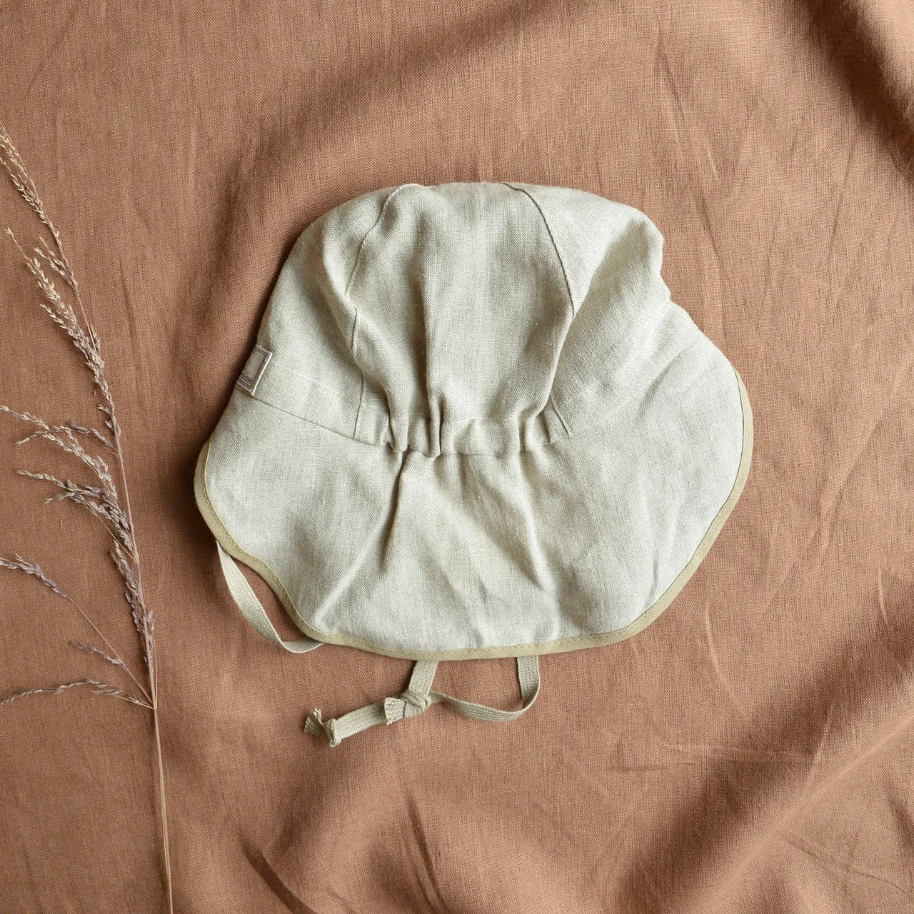 Tom Baby Legionnaire Sun Cap with Ear Cover - 100% Organic Linen (1m-4y )