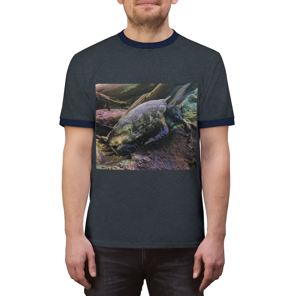 Turtle Unisex Ringer Tee