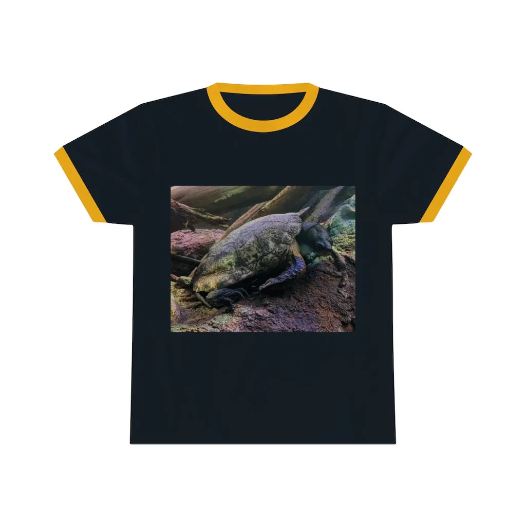 Turtle Unisex Ringer Tee