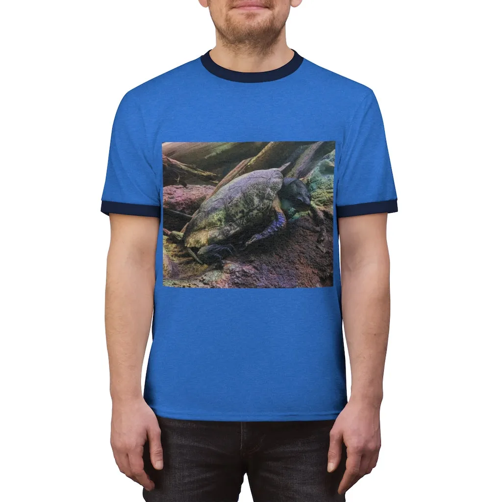 Turtle Unisex Ringer Tee