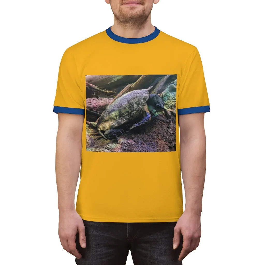 Turtle Unisex Ringer Tee