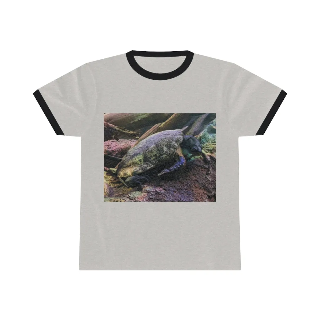 Turtle Unisex Ringer Tee