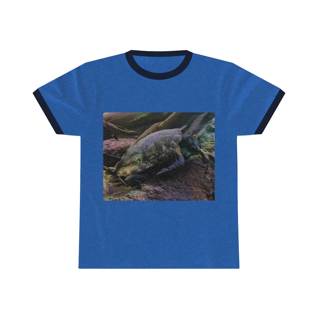 Turtle Unisex Ringer Tee