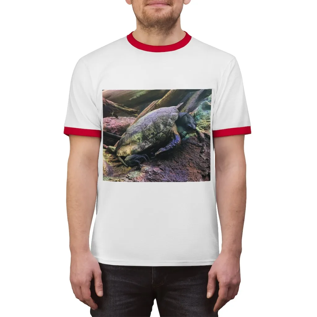 Turtle Unisex Ringer Tee