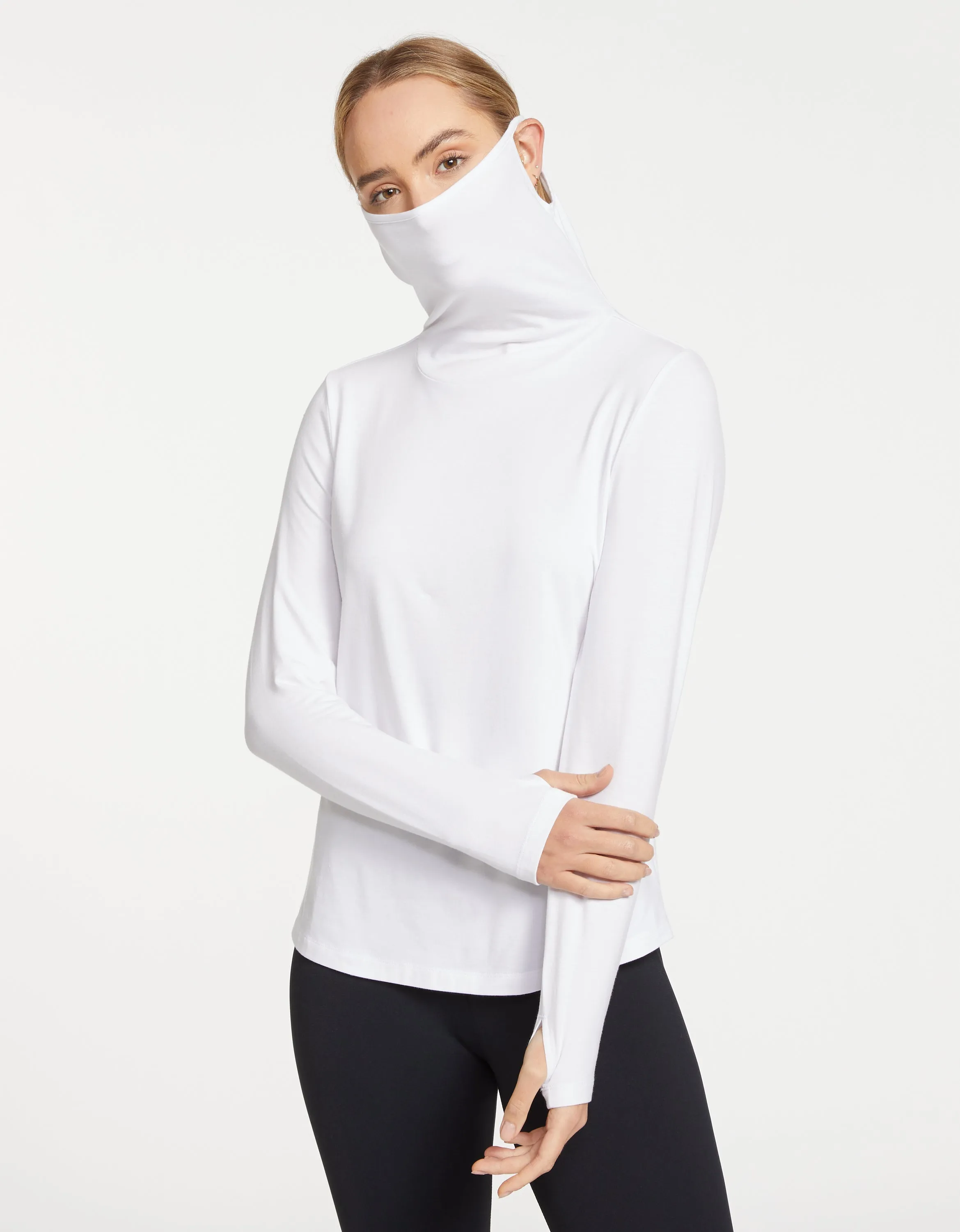 Ultimate Long Sleeve High Neck T-shirt UPF 50  Sensitive Collection