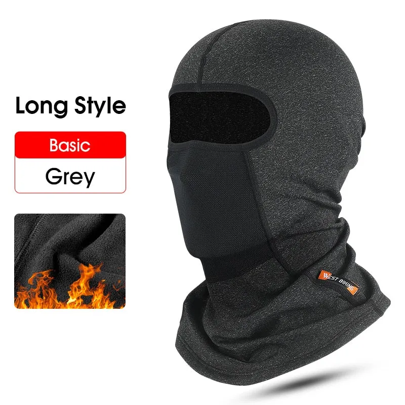 Winter Fleece Cycling Cap Hat Men Women Sport Scarf Balaclava Neck Warmer Windproof Ski Bicycle Motorcycle Running Headwear