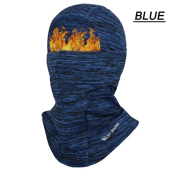 Winter Fleece Cycling Cap Hat Men Women Sport Scarf Balaclava Neck Warmer Windproof Ski Bicycle Motorcycle Running Headwear