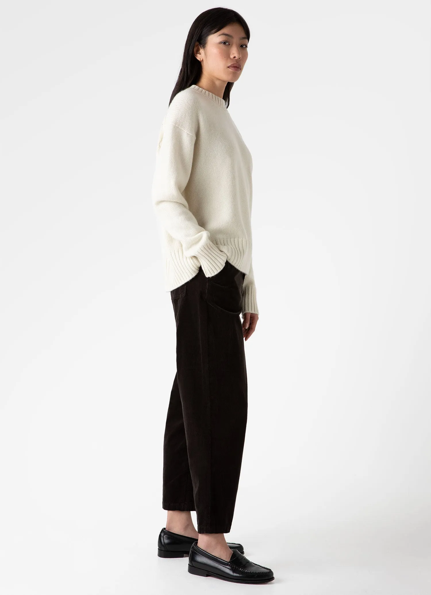 Women's Roxburgh Cashmere Jumper in Undyed