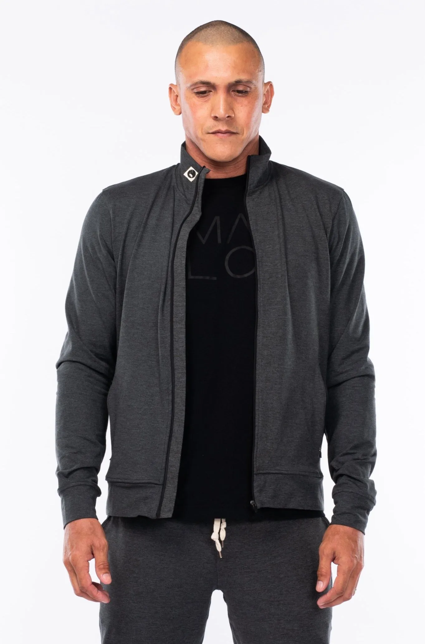 WYN Men's Bomber Jacket - Slate Heather