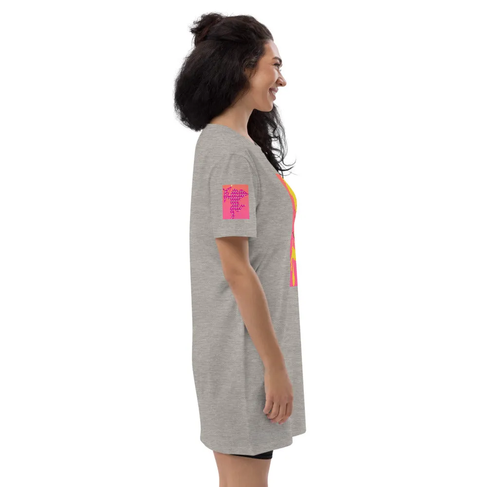 Yellow boy Organic cotton t-shirt dress