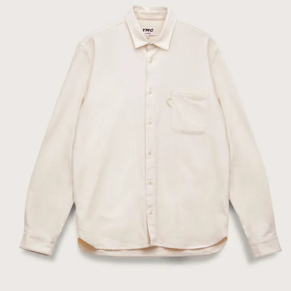 YMC Curtis Organic Shirt Ecru