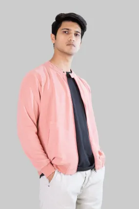 Zip-Up Jacket: Pink